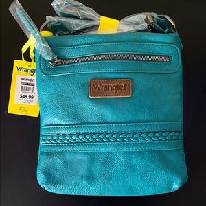 Wrangler Turquoise Crossbody Bag